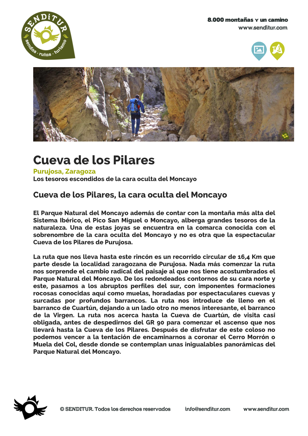 Cueva De Los Pilares Purujosa, Zaragoza Los Tesoros Escondidos De La Cara Oculta Del Moncayo