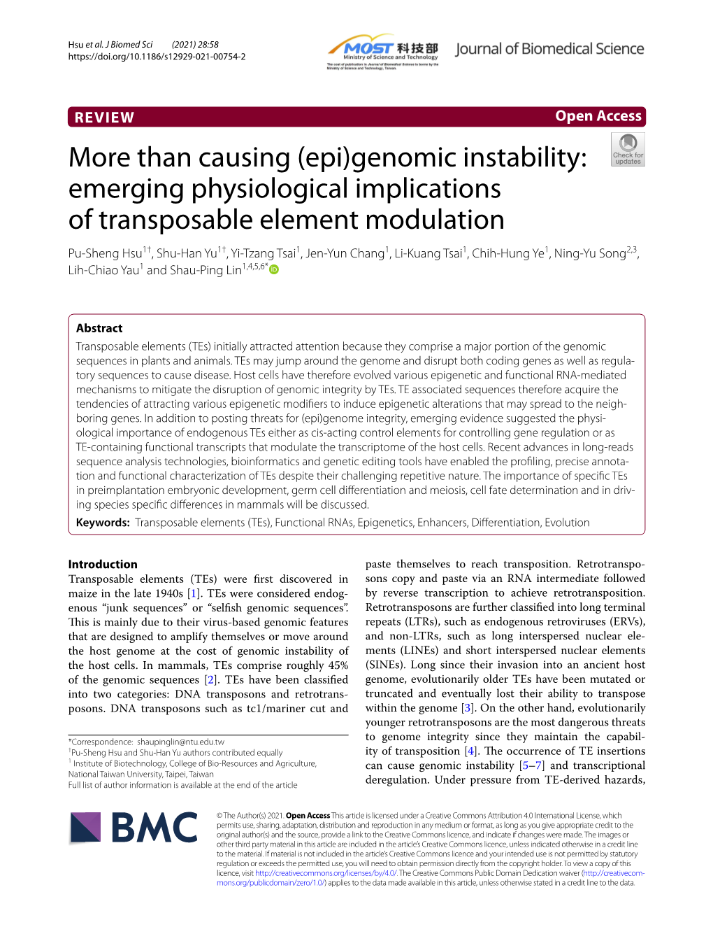 Genomic Instability: Emerging Physiological Implications Of