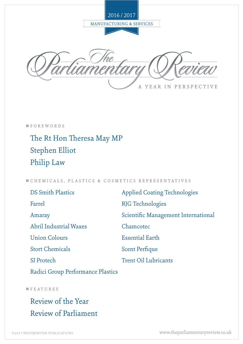 2016-2017 UK Parliamentary Review Full