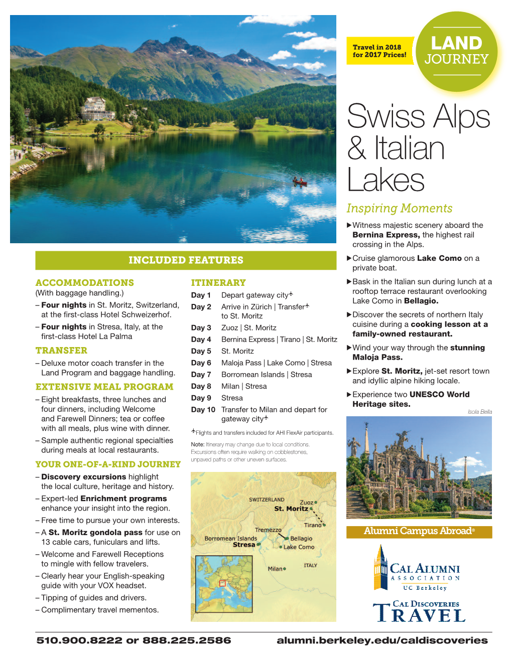 Swiss Alps & Italian Lakes