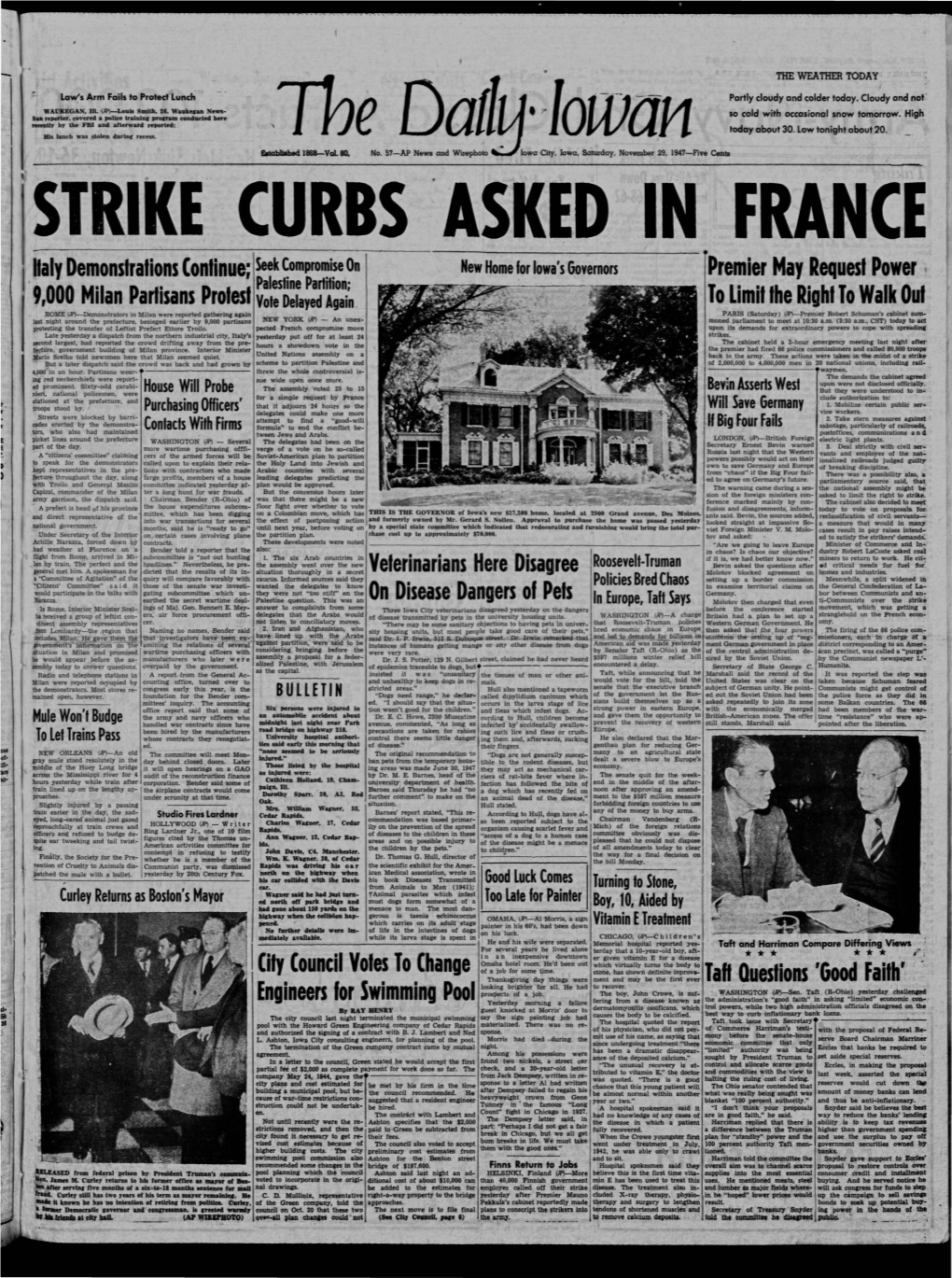 Daily Iowan (Iowa City, Iowa), 1947-11-29