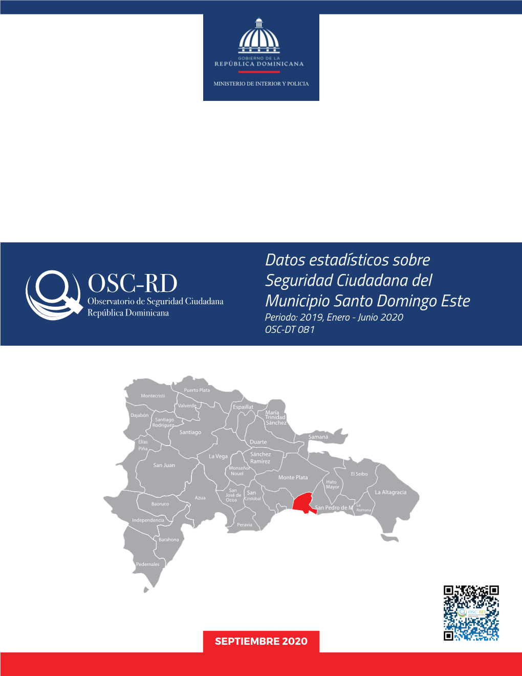 Informe Santo Domingo Este, Rev. 3 Septiembre 2020