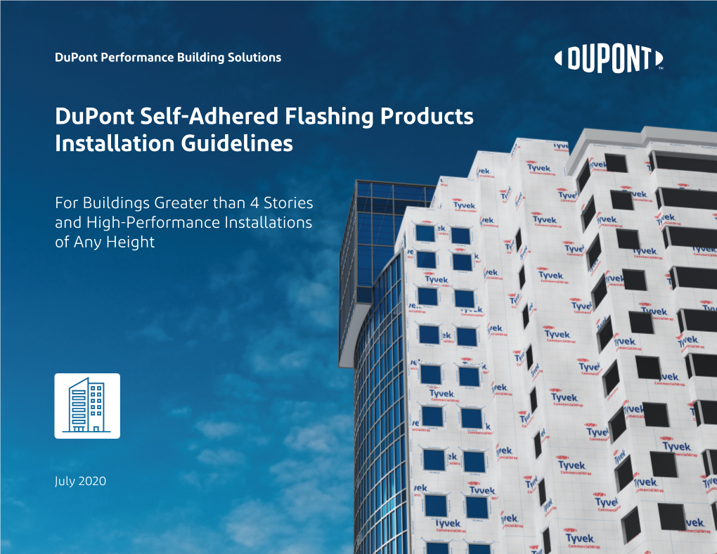 Dupont Self-Adhered Flashing Products Installation Guidelines