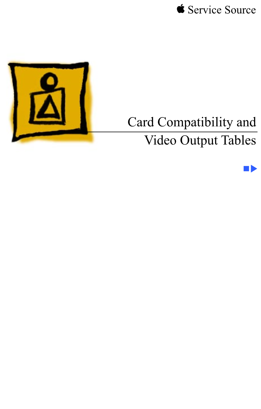 Table of Video Card Output/Compatibility