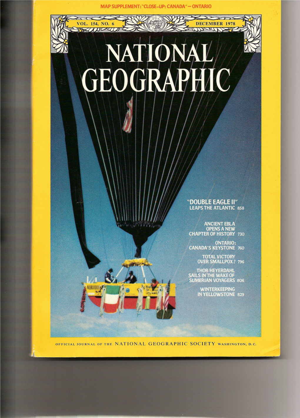 NATIONAL GEOGRAPHIC SOCIETY WASHINGTON, D.E