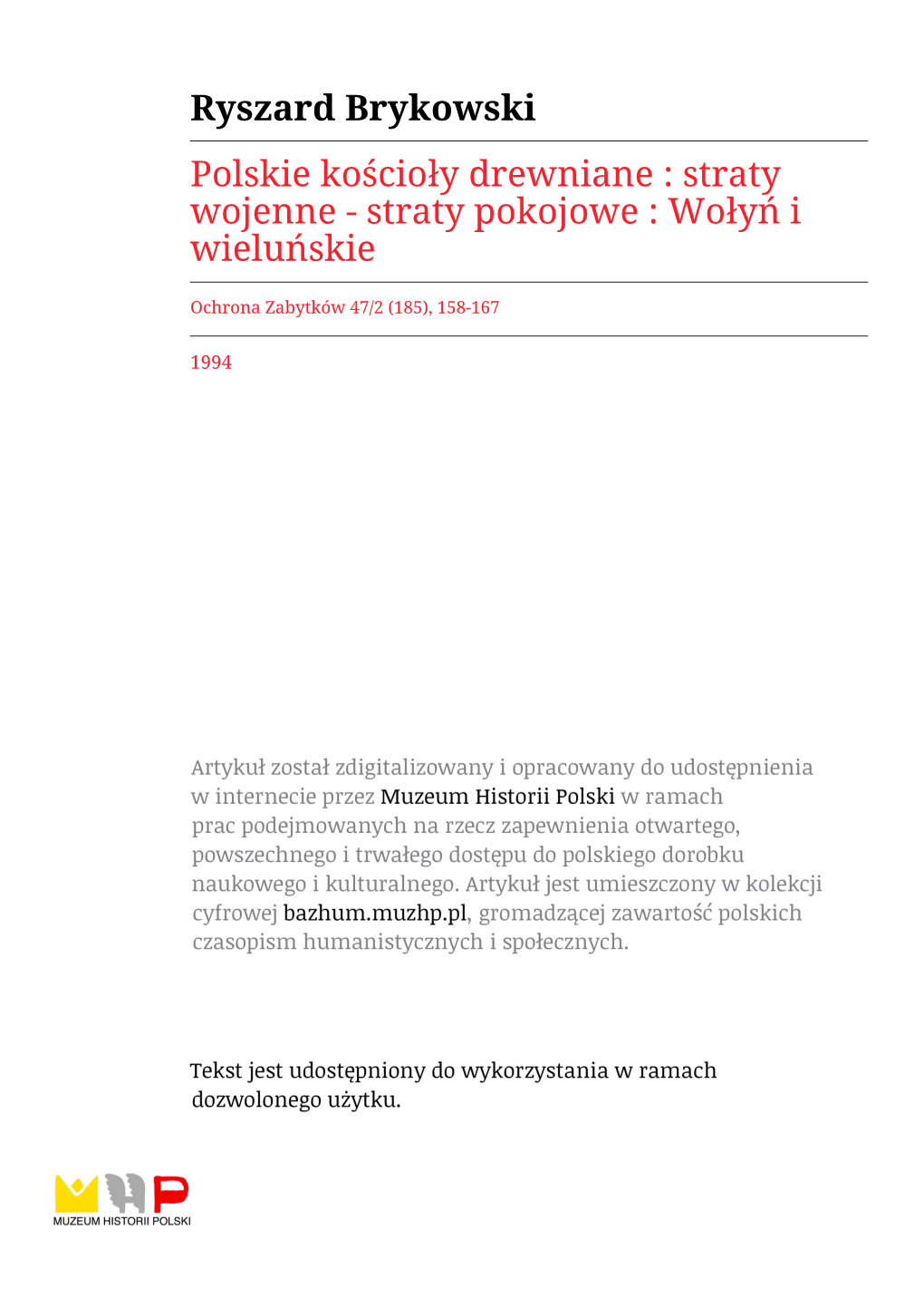 Wołyń I Wieluńskie