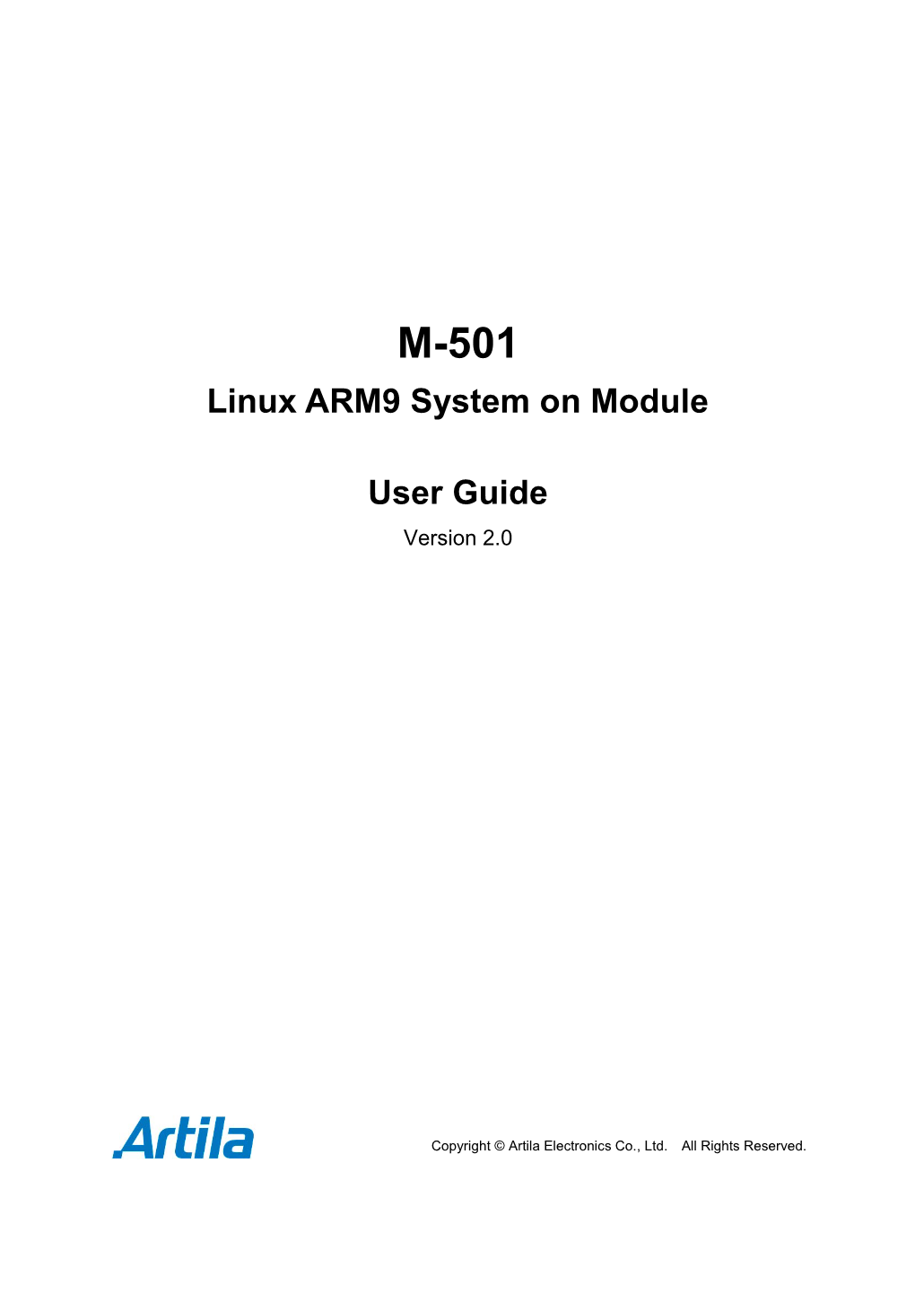 Linux ARM9 System on Module User Guide