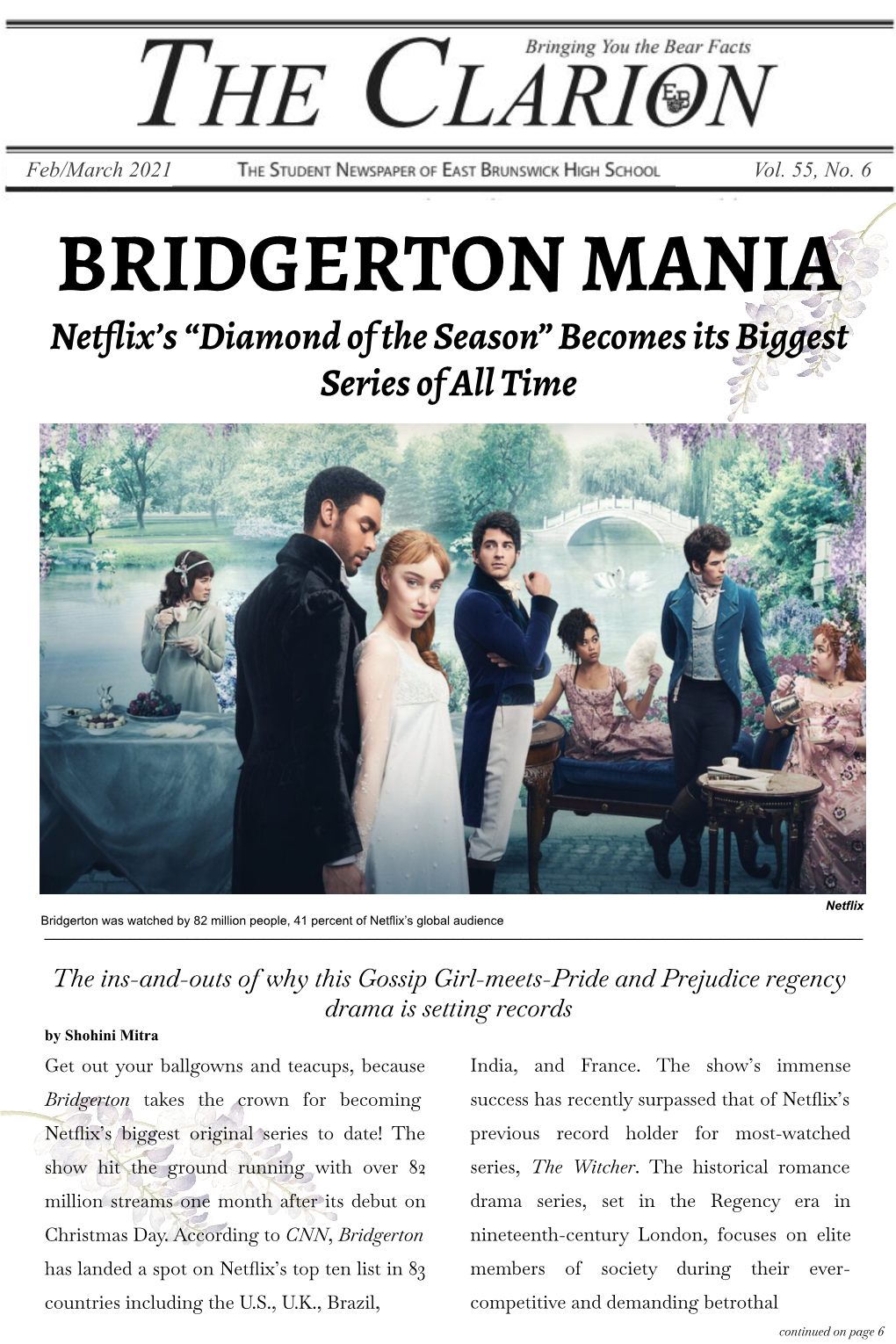 BRIDGERTON MANIA Netflix’S “Diamond of the Season” Becomes Its Biggest Series of All Time