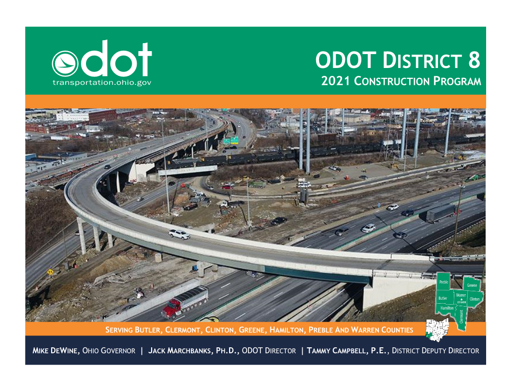 Odot District 8 2021 Construction Program