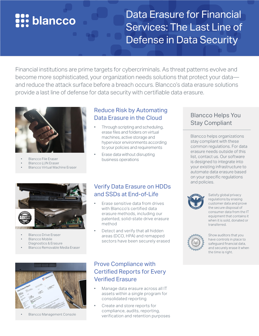 Data Erasure for Financial Services: the Last Line of Defense in Data Security