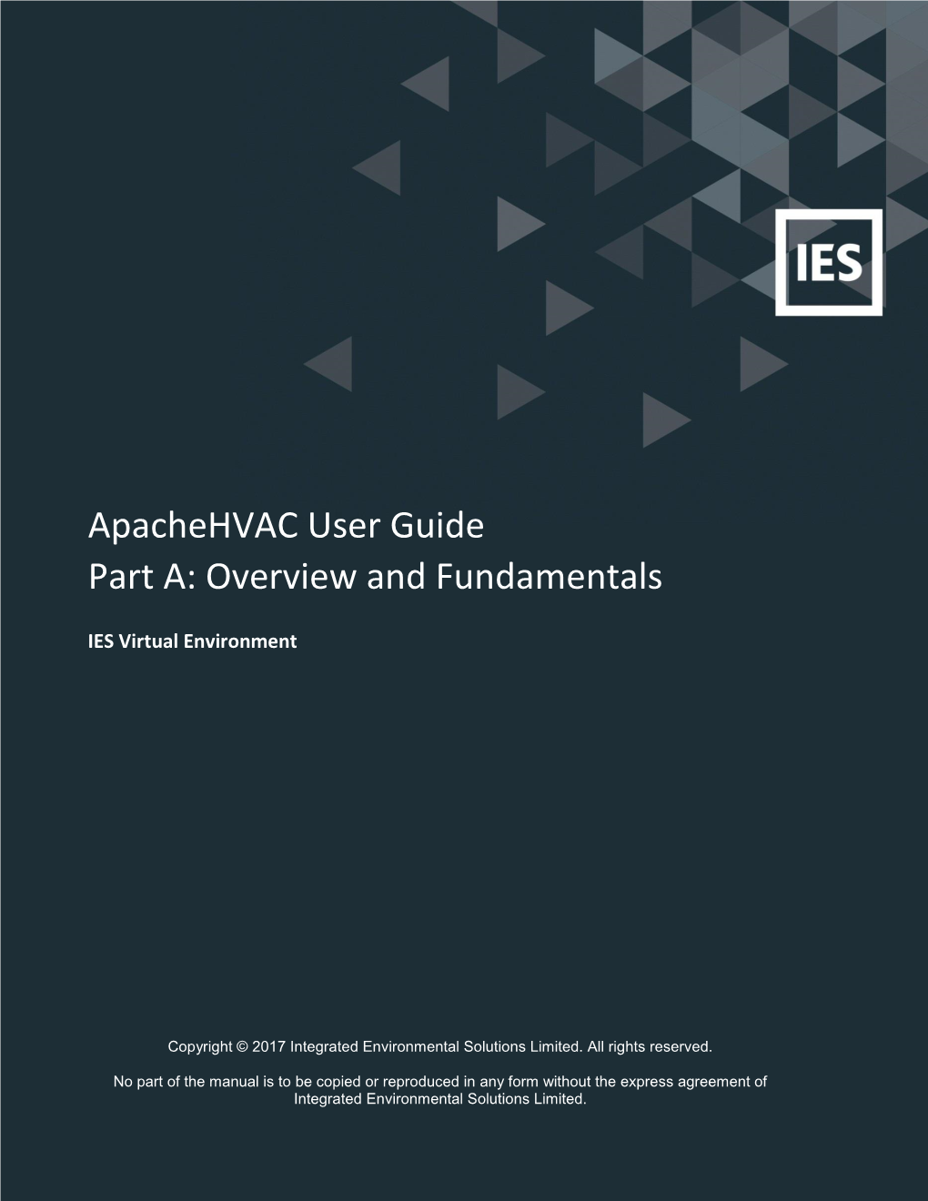 Apachehvac User Guide Part A: Overview and Fundamentals