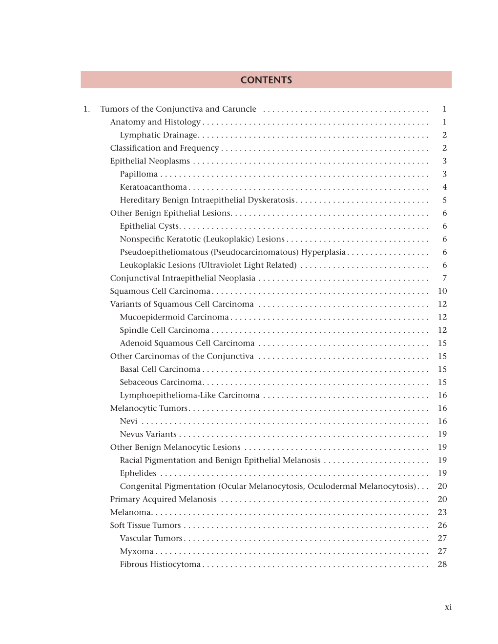 Table of Contents