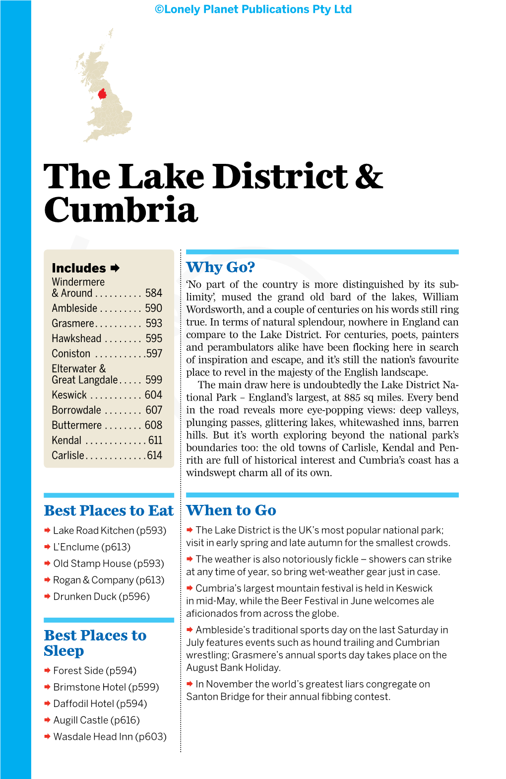 The Lake District & Cumbria