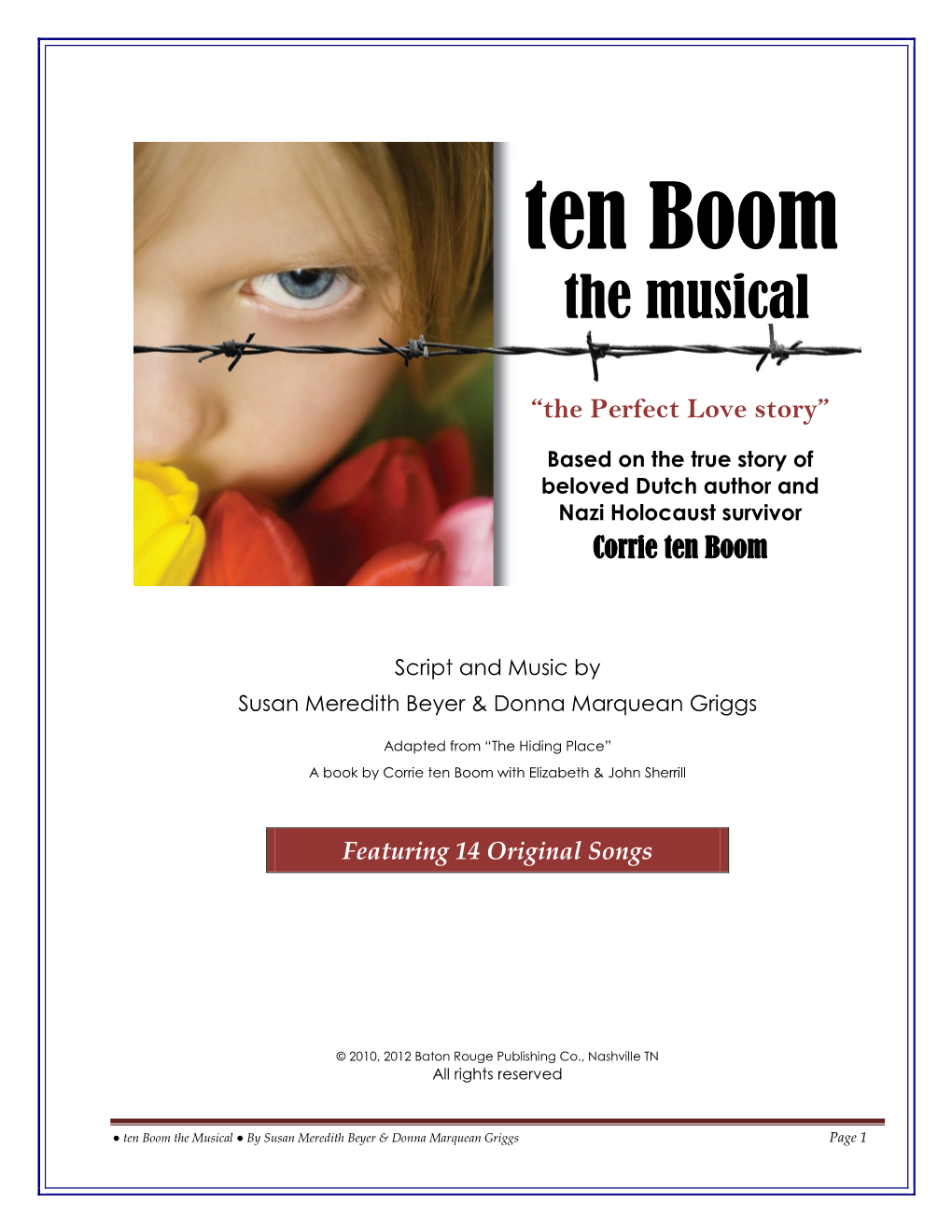 Ten Boom the Musical