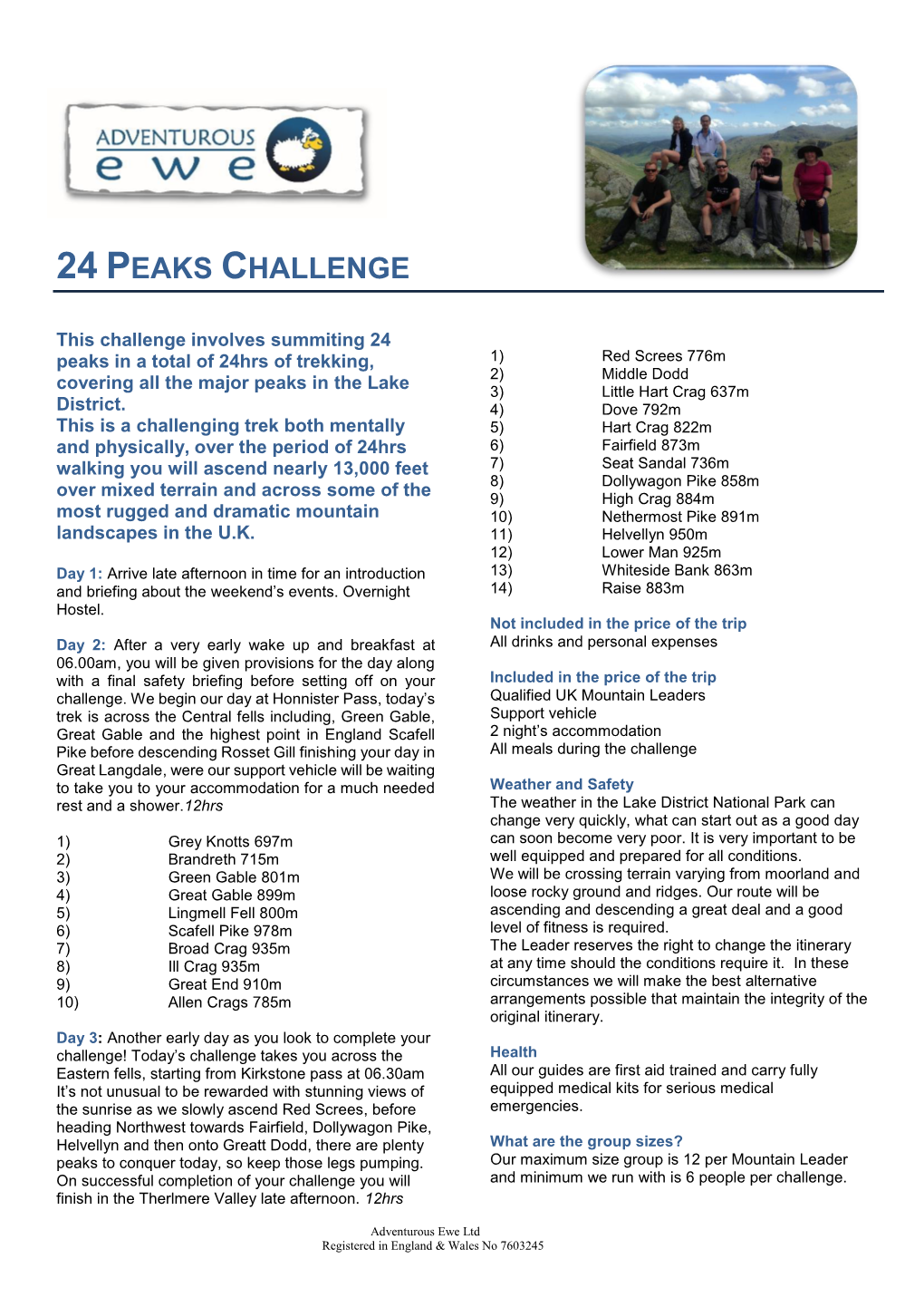 24 Peaks Challenge