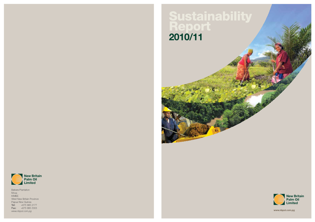 Sustainability Report 2010/11