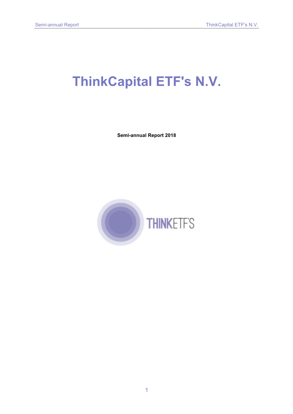 Thinkcapital ETF's N.V