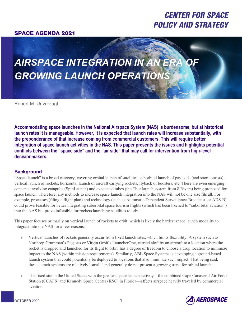 Airspace Integration in an Era of Growing Launch Operations