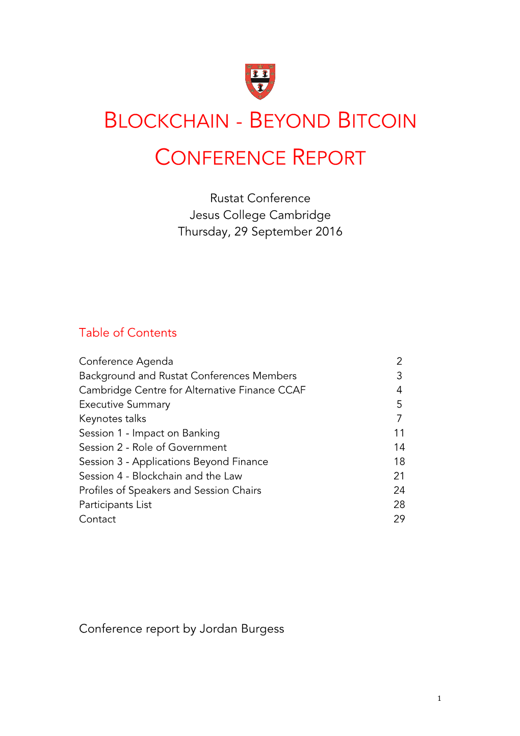 Blockchain - Beyond Bitcoin