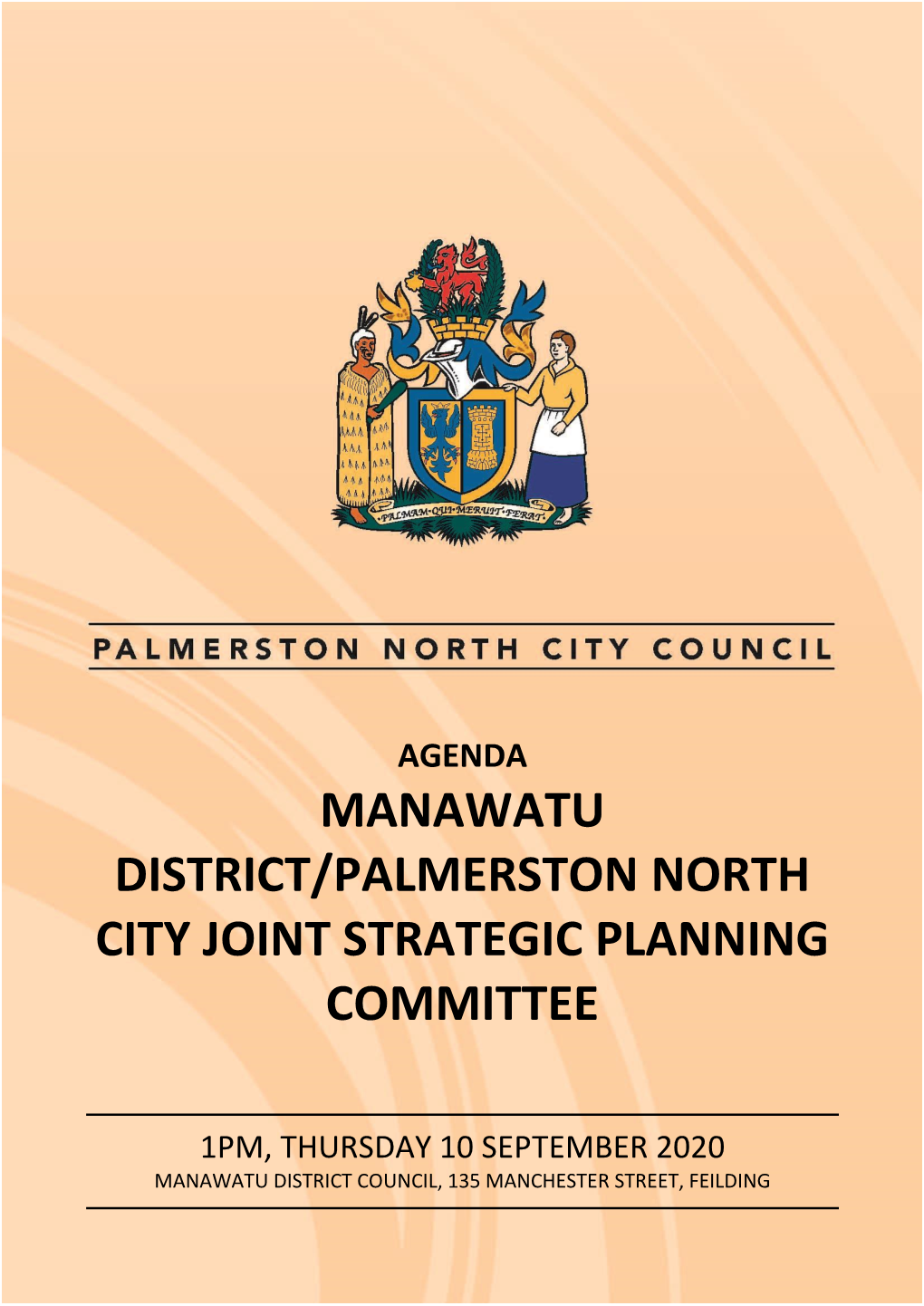 Agenda of Manawatu District/Palmerston North City Joint