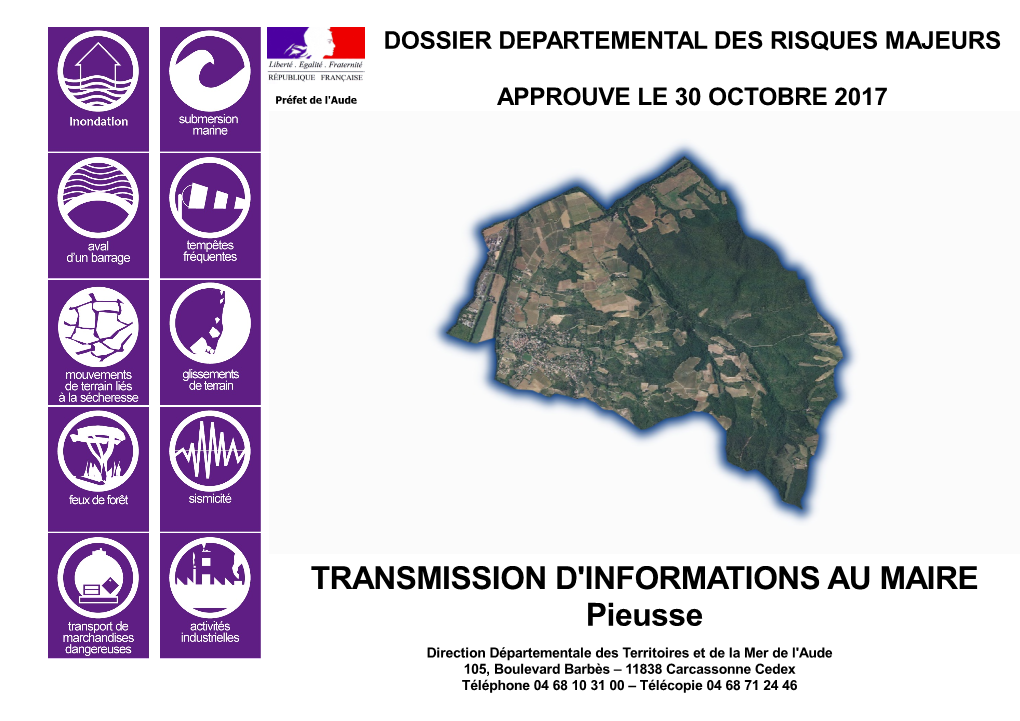 TRANSMISSION D'informations AU MAIRE Pieusse