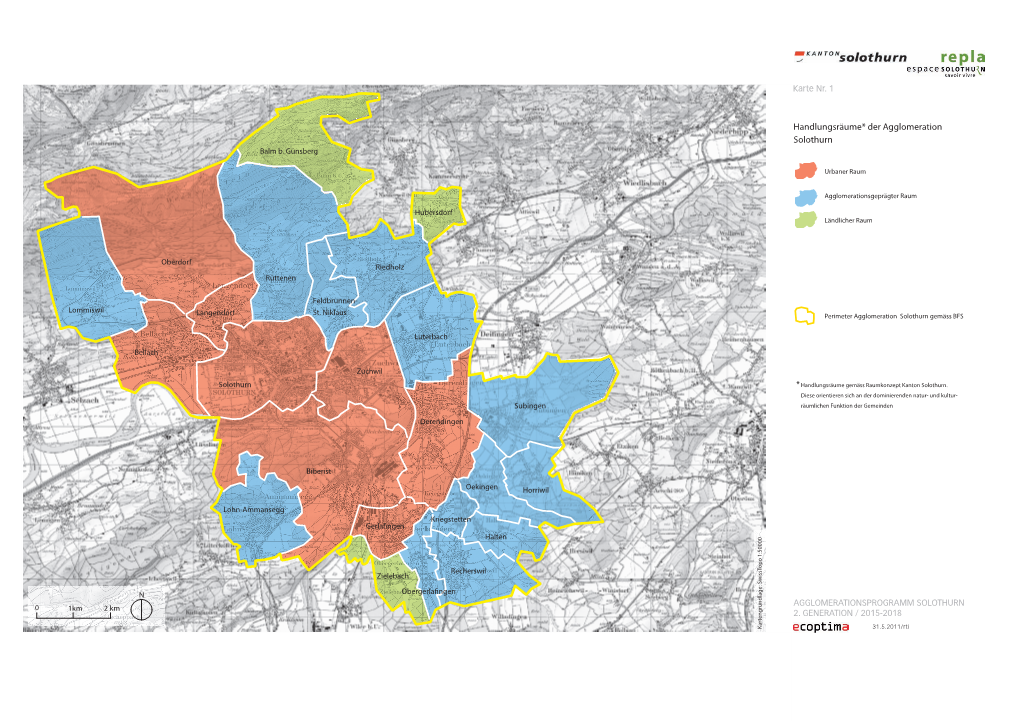 Handlungsräume* Der Agglomeration Solothurn Balm B