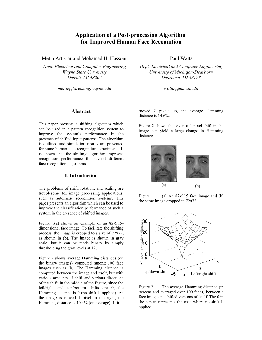 Application of a Post-Processing Algorithm