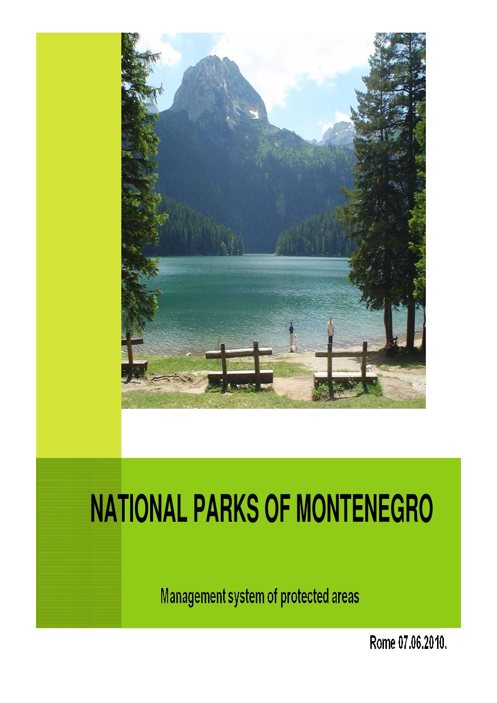 National Parks of Montenegro Regulation