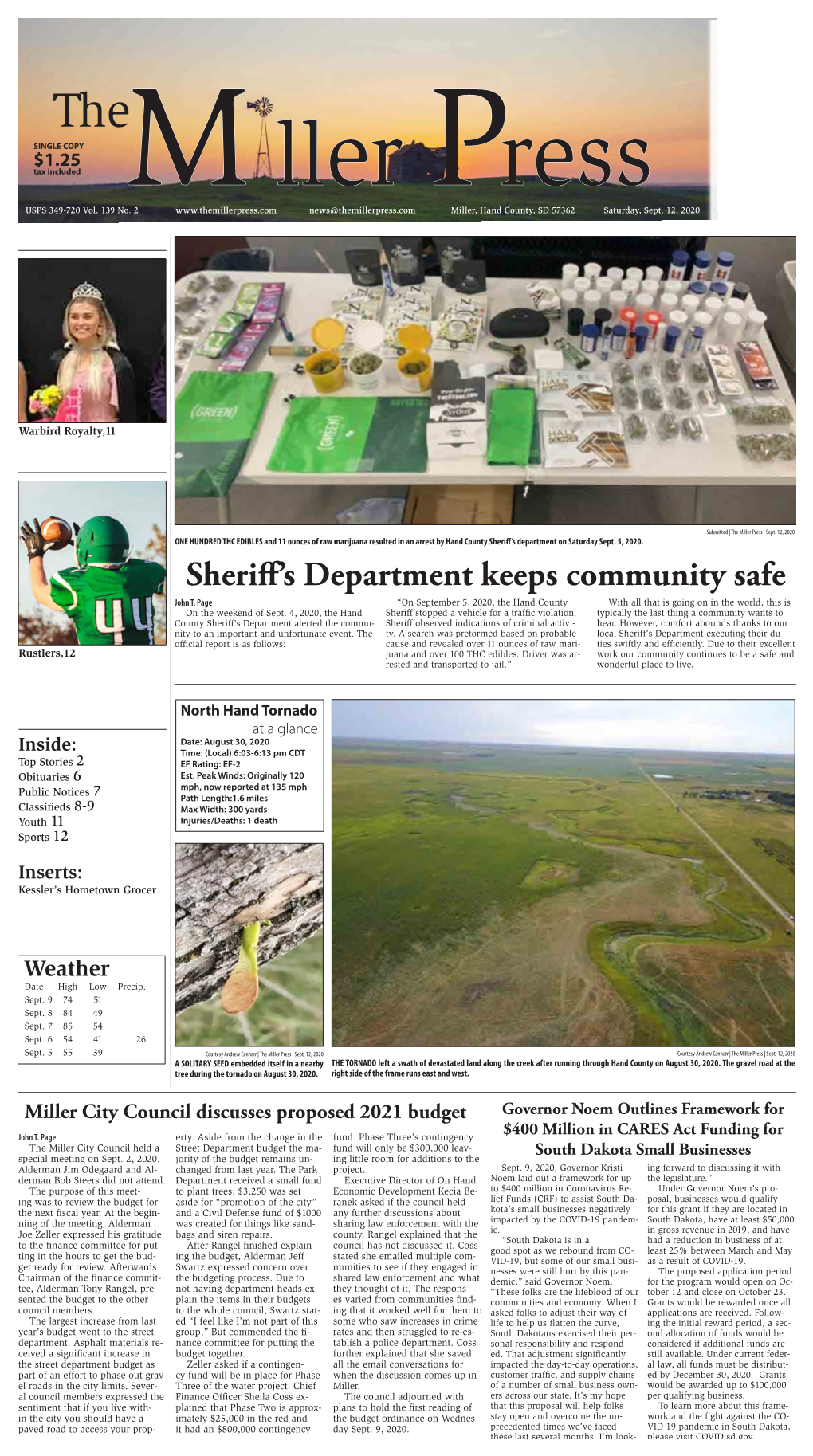 Sheriff's Department Keeps Community Safe