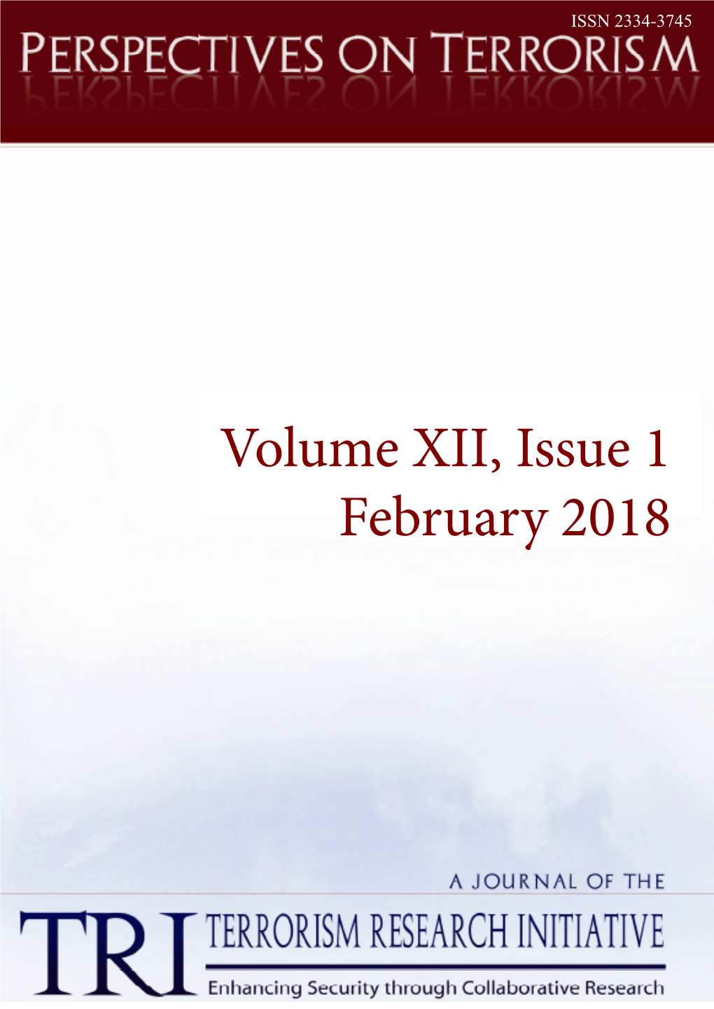 ON TERRORISM Volume 12, Issue 1