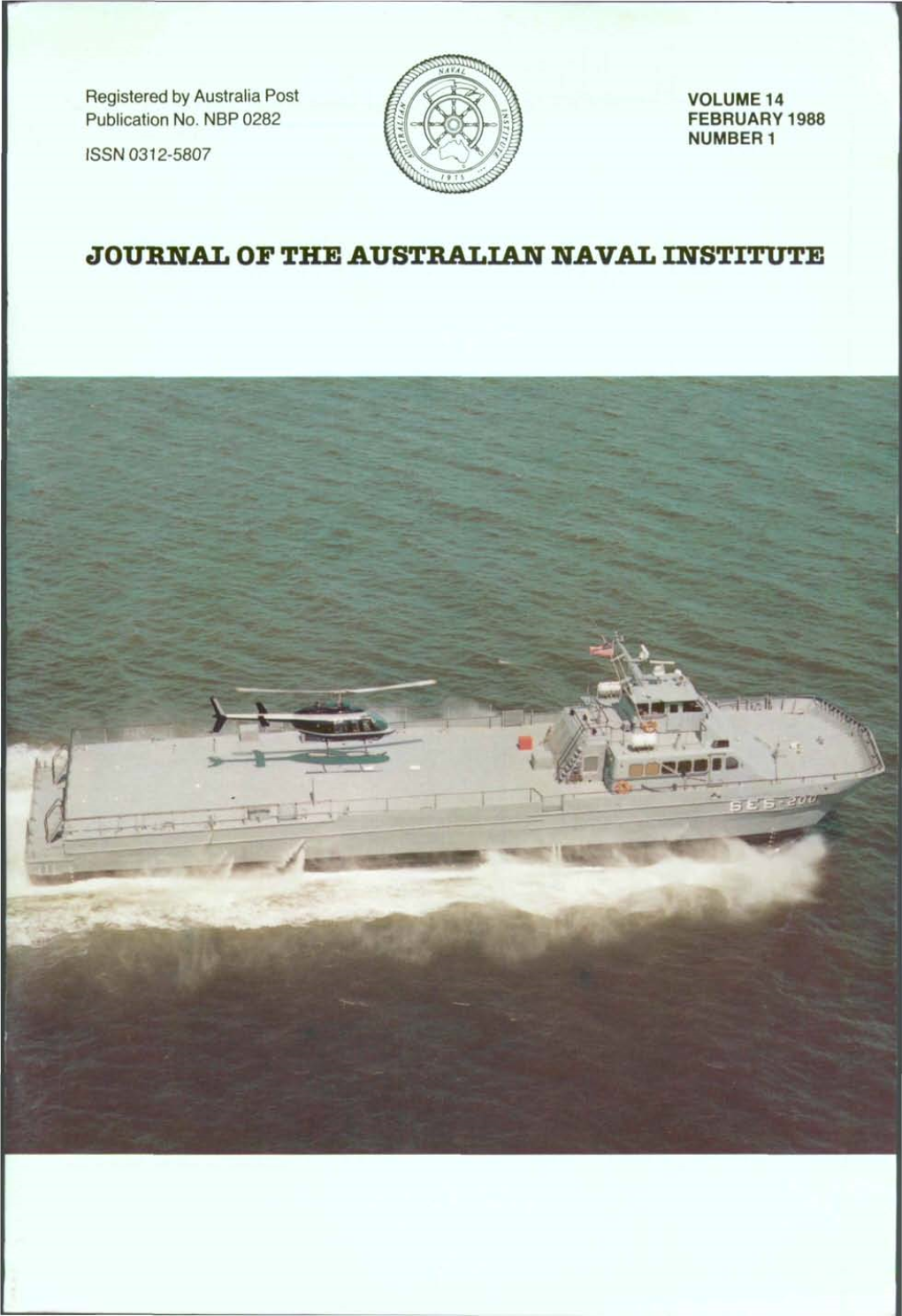 Journal of the Australian Naval Institute Australian Naval Institute Inc