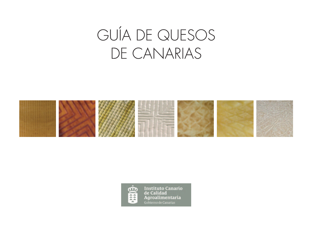 Guía De Quesos De Canarias