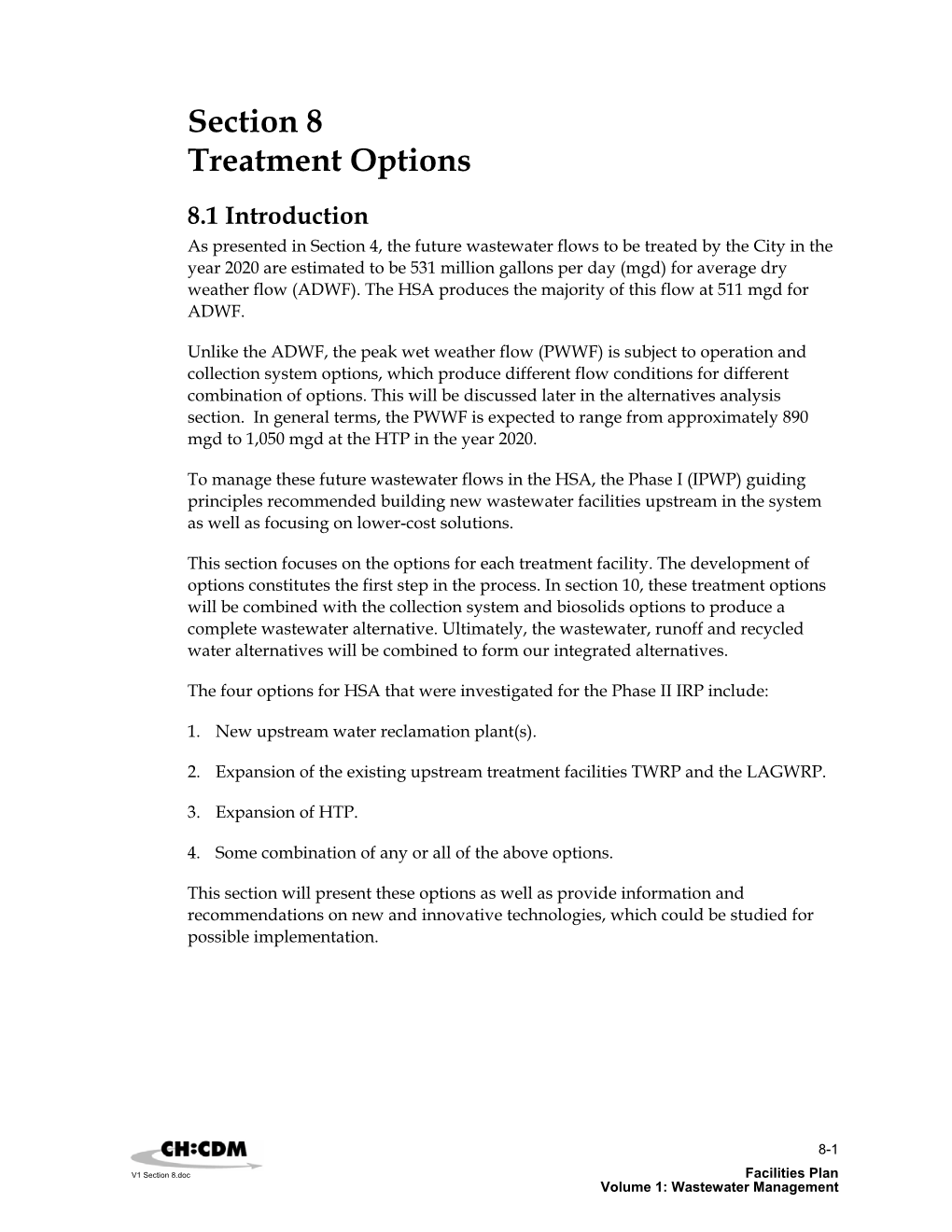 Section 8 Treatment Options