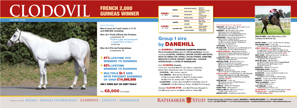 By DANEHILL FRENCH 2,000 GUINEAS WINNER