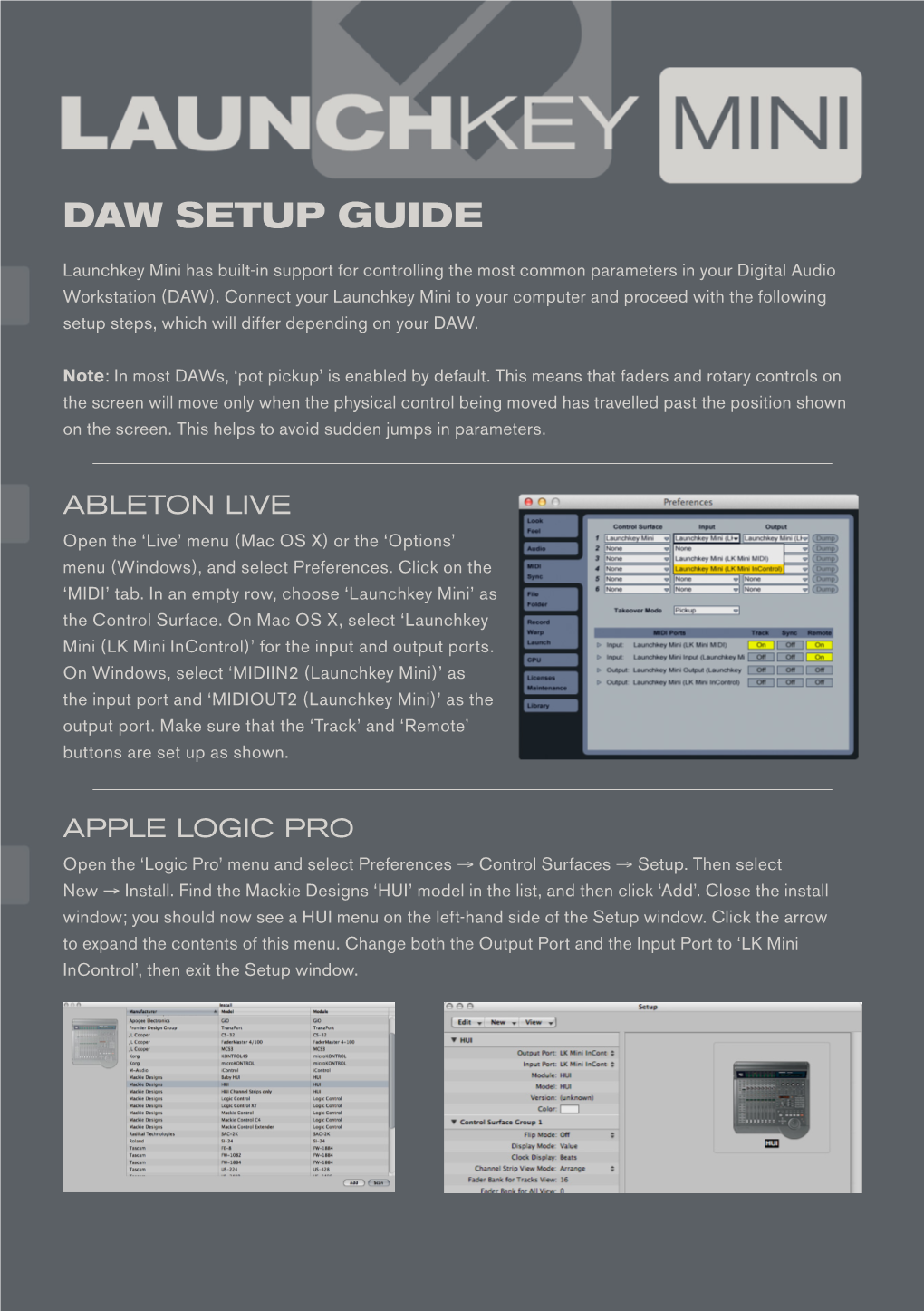 DAW Setup GUIDE