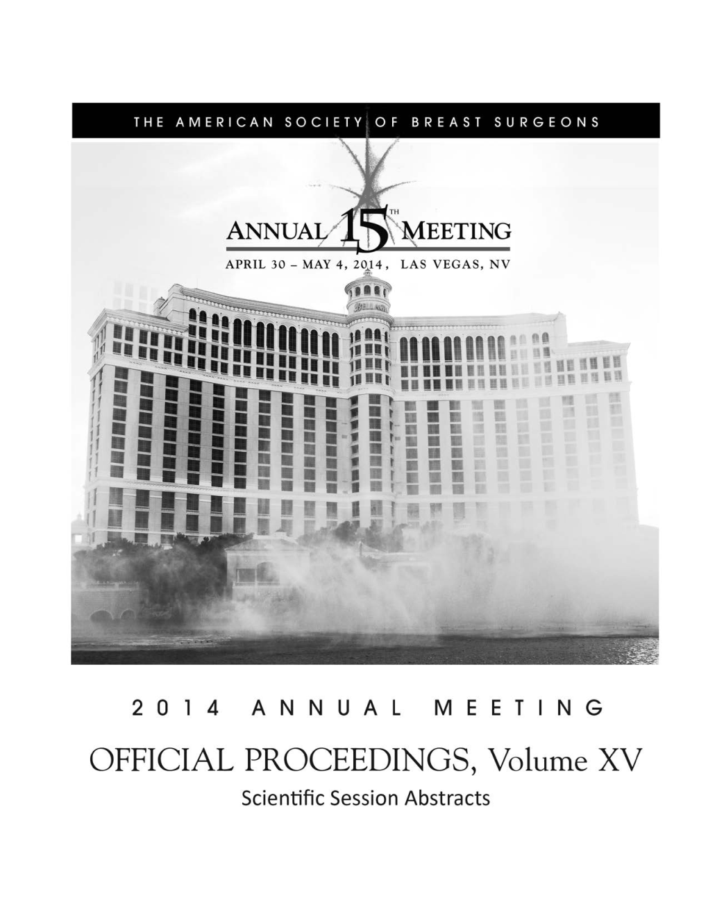 OFFICIAL PROCEEDINGS, Volume XV