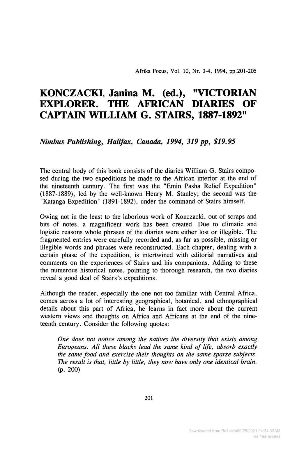 KONCZACKI, Janina M. (Ed.), 