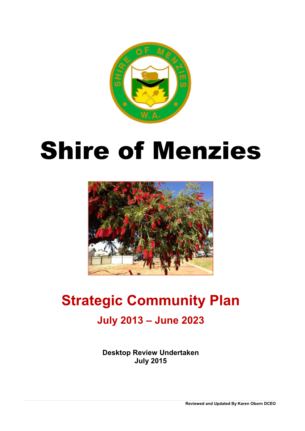 Strategic Community Plan July 2013 – June 2023