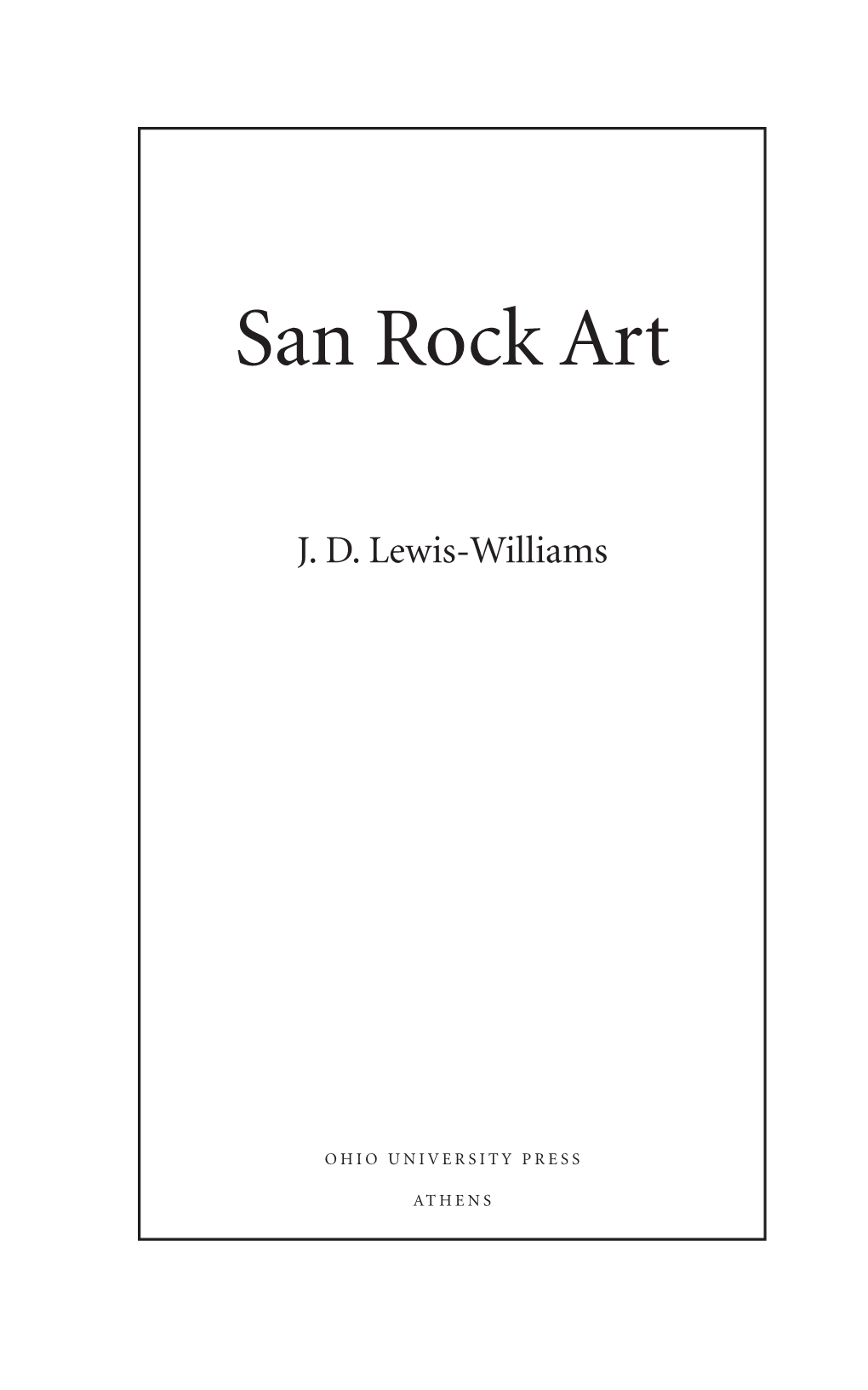 San Rock Art