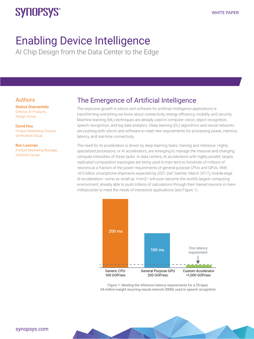 Enabling Device Intelligence AI Chip Design from the Data Center to the Edge