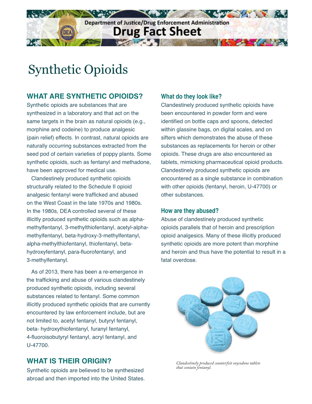 Synthetic Opioids