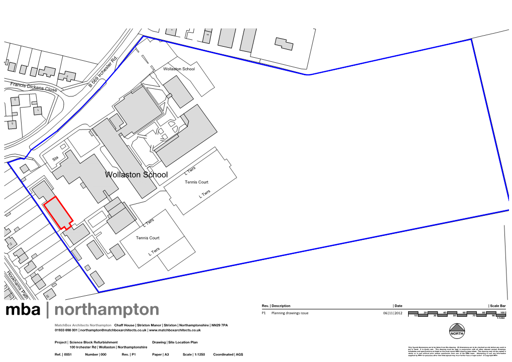 Mba | Northampton 10 30 50 70 90 1:1250