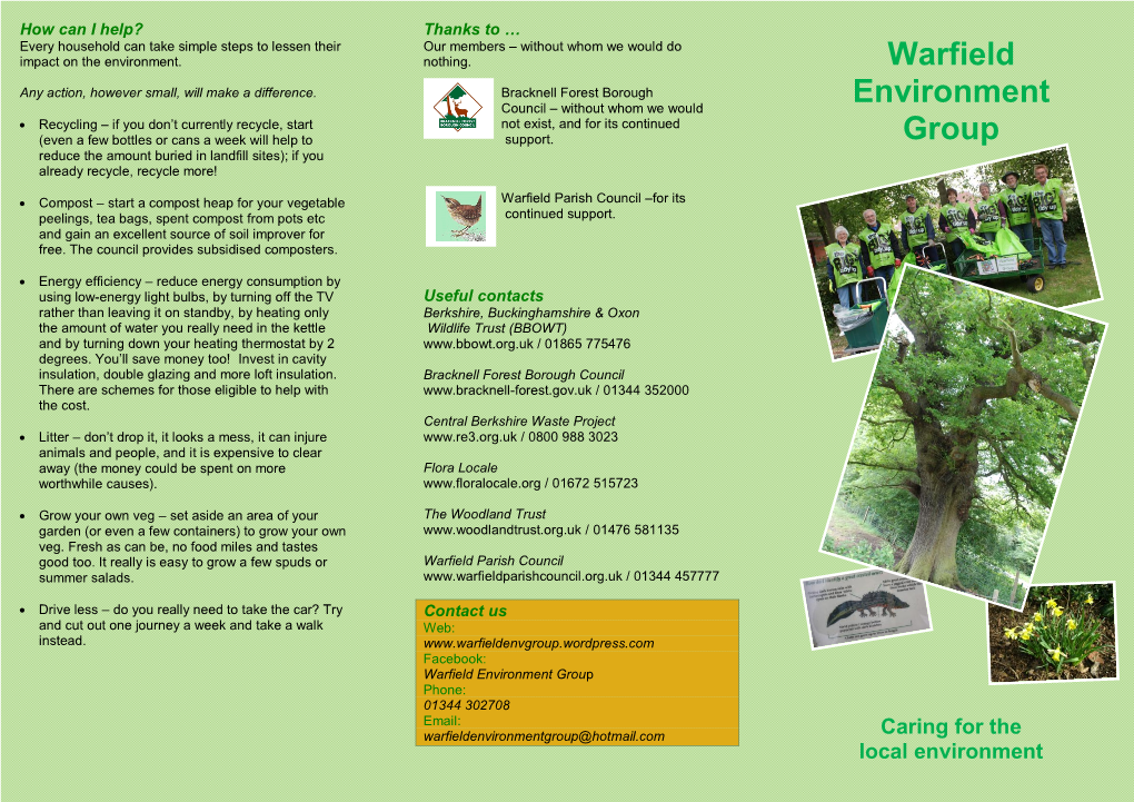 WEG Leaflet V3