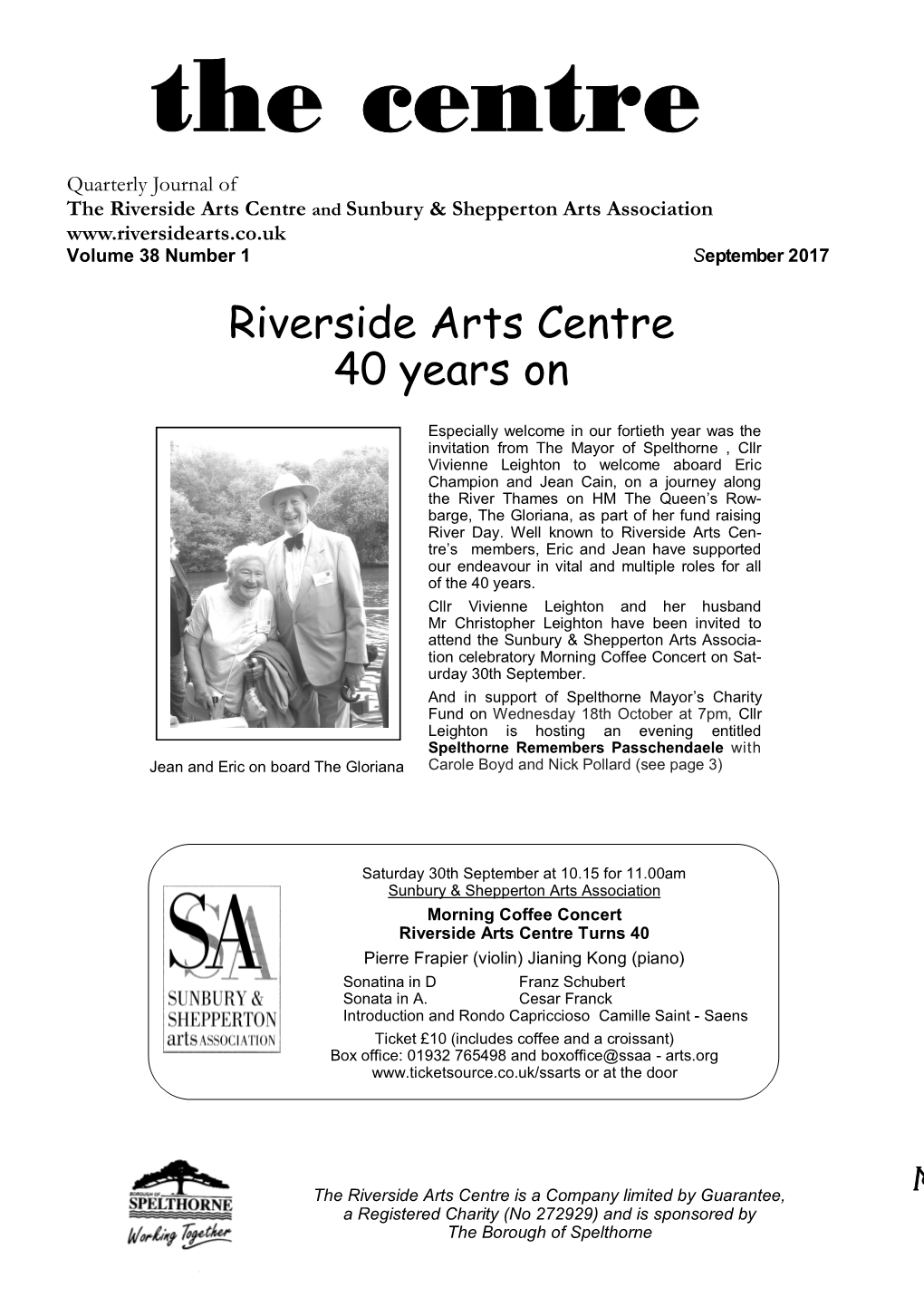 Riverside Arts Centre 40 Years On