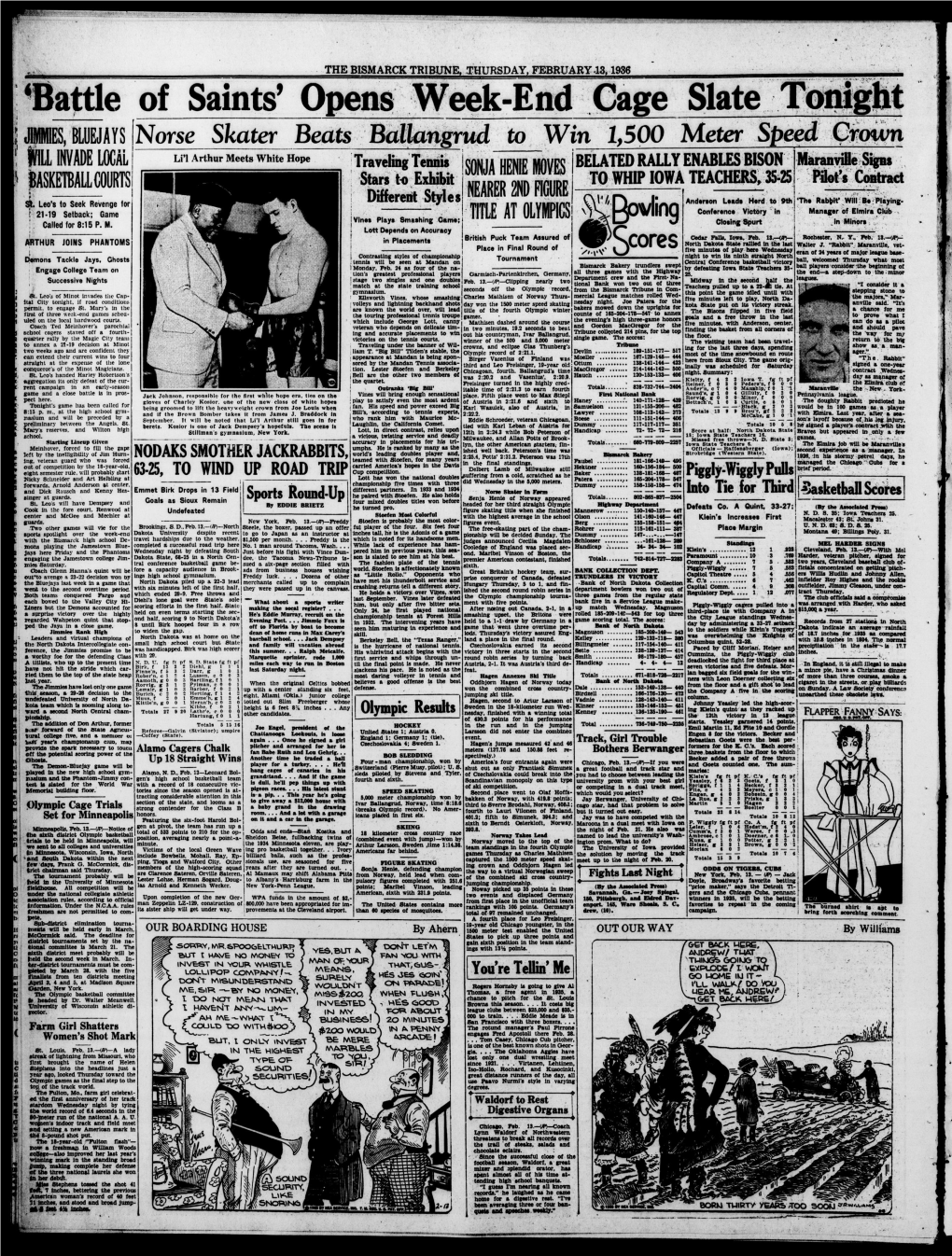 The Bismarck Tribune (Bismarck, N.D.), 1936-02-13, [P ]