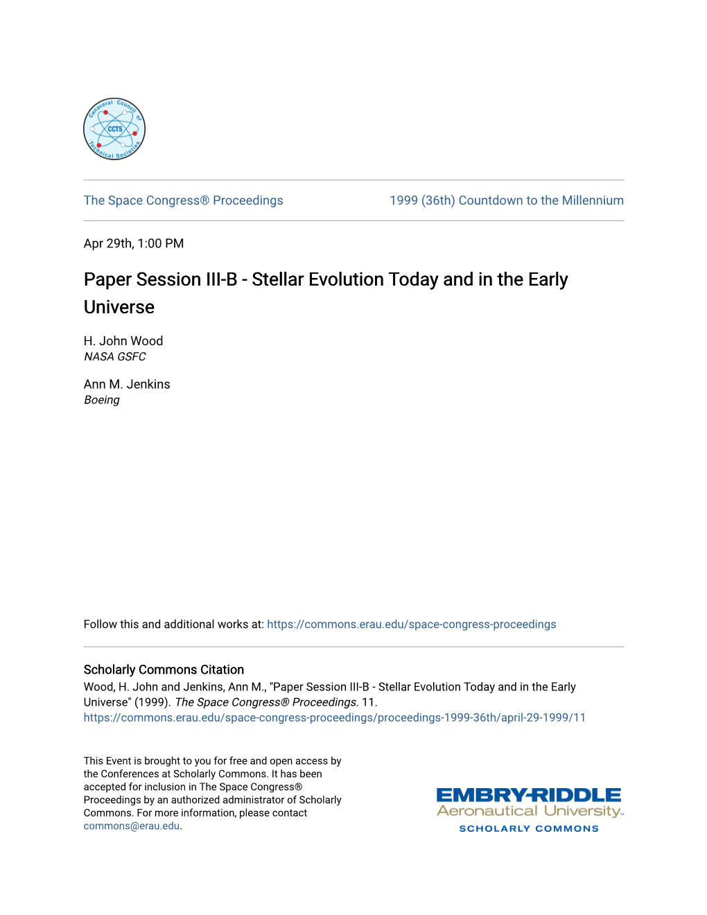 Paper Session III-B - Stellar Evolution Today and in the Early Universe