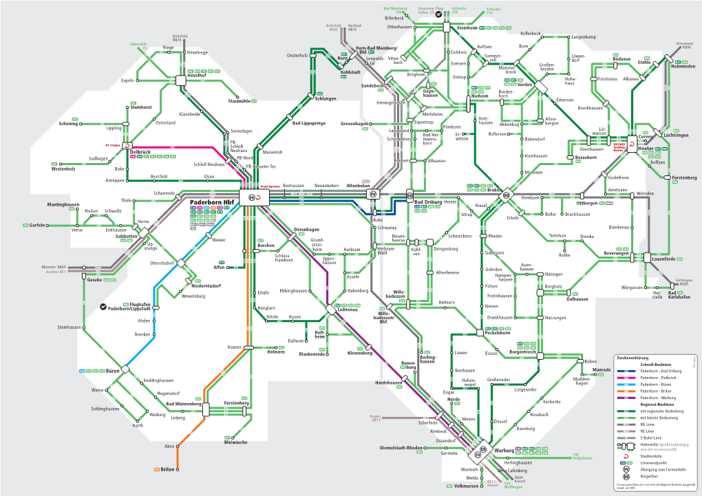 Paderborn Hbf 201 Bad Driburg 570 555 Ottbergen Mantinghausen S30 R55 525 471 S30 R31 540 570 570 Riesel S30 S40 S60 S80 S85 R20 201 552 493