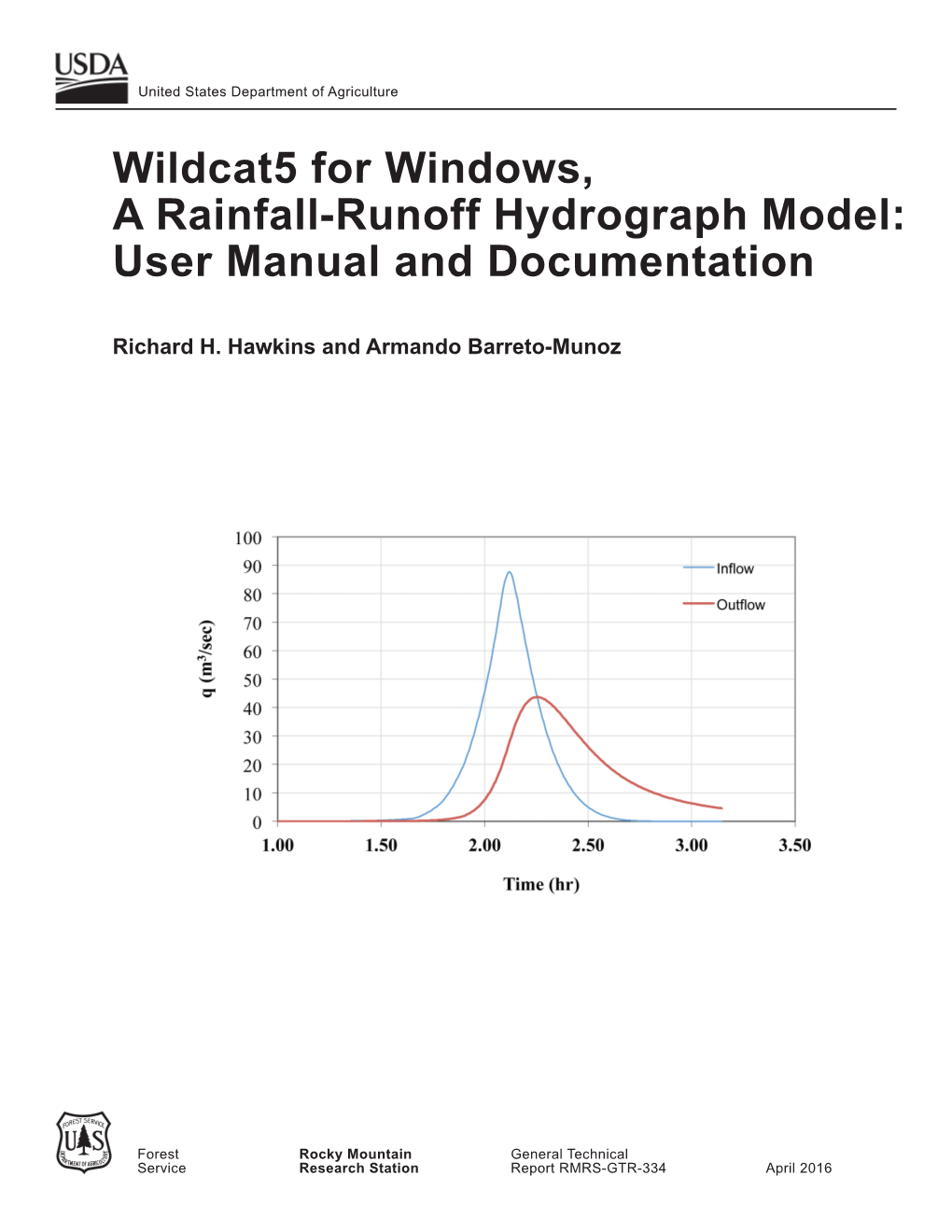 Wildcat5 for Windows, a Rainfall-Runoff Hydrograph Model: User Manual and Documentation