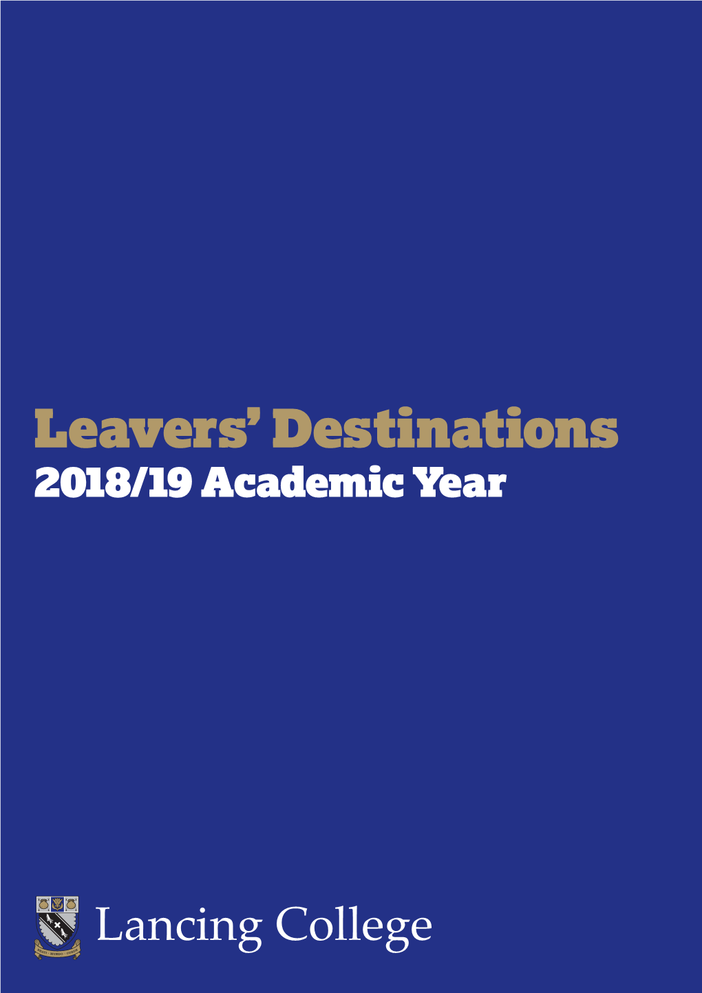 Leavers' Destinations
