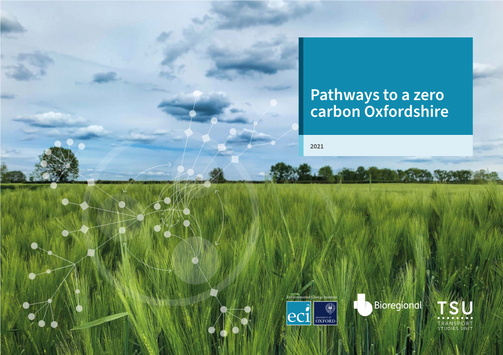 Pathways to a Zero Carbon Oxfordshire